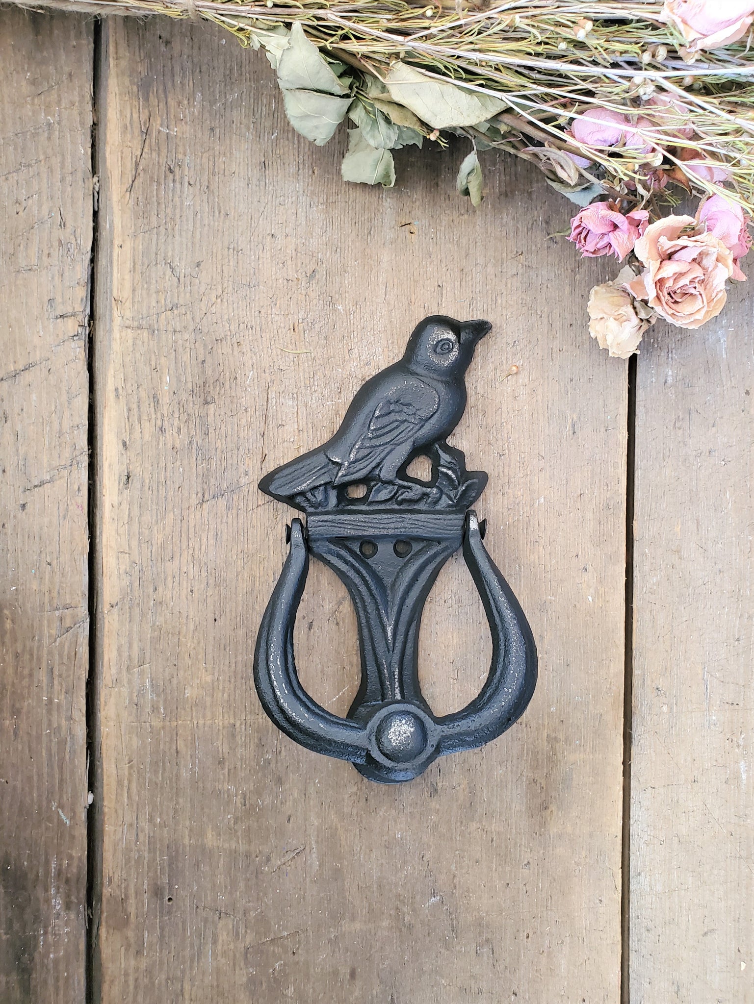 Sitting Bird Door Knocker – Farmhouse Iron Co