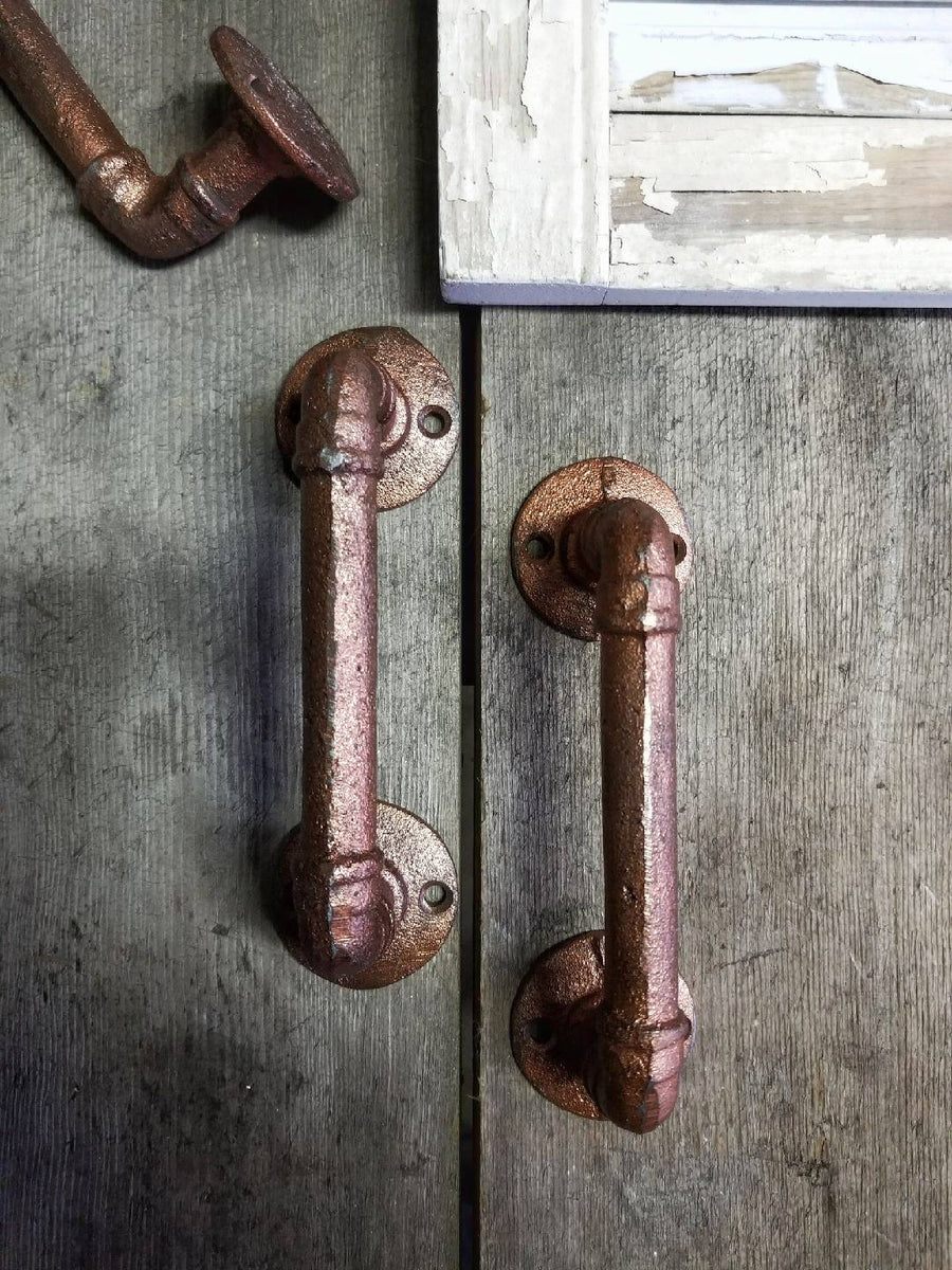 Industrial Pipe Handle Farmhouse Iron Co