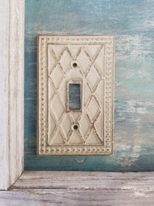 Diamond Single Light Switch Cover