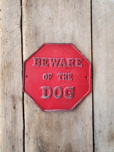 Beware of Dogs Sign - Octagon